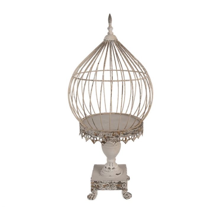 Cage en métal décorative