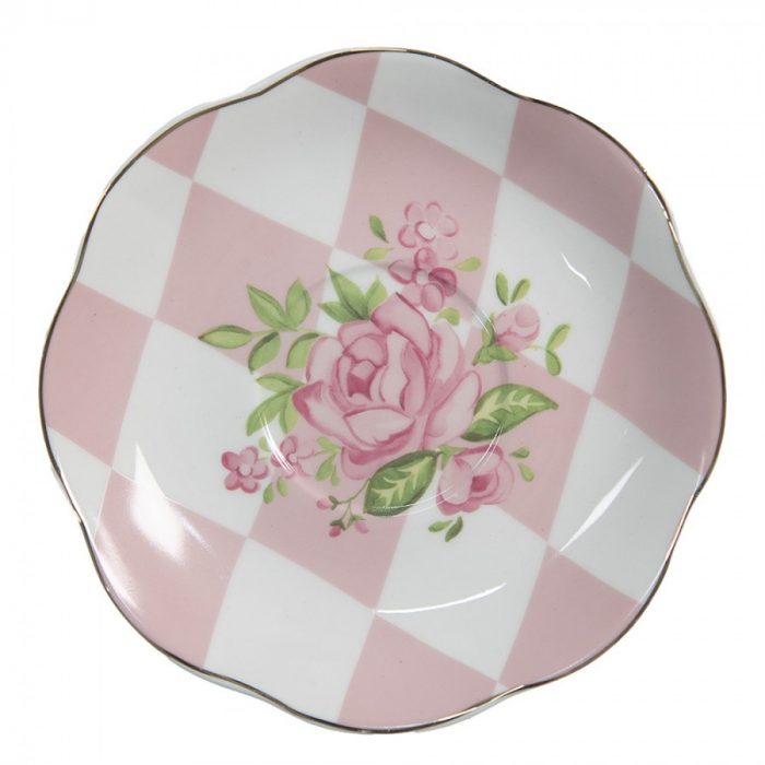 Tasse et soucoupe losanges – Image 4