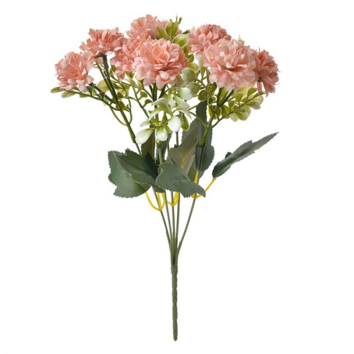 Bouquet de fleurs artificielles roses – Image 2