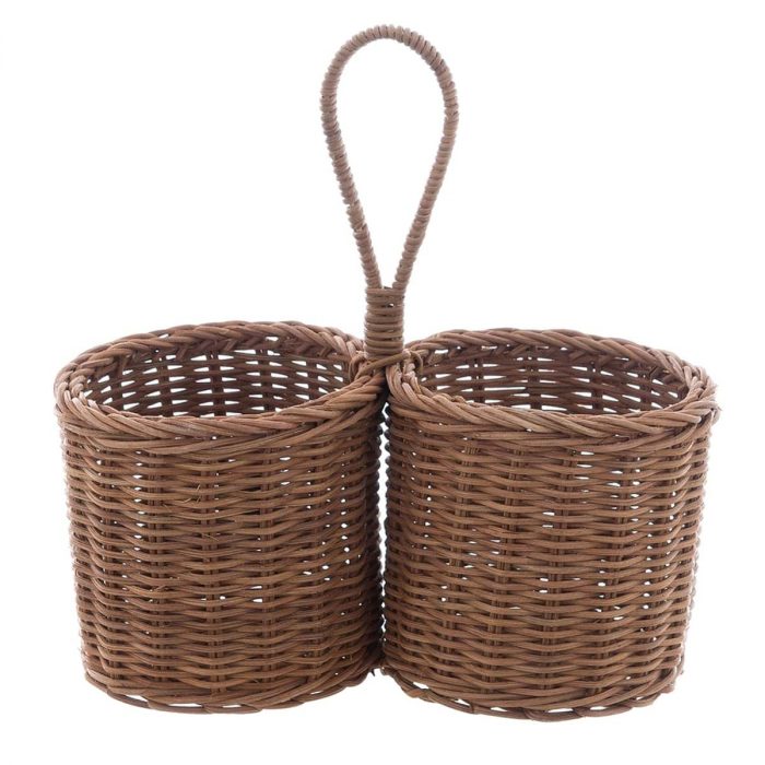 Porte couverts en rotin