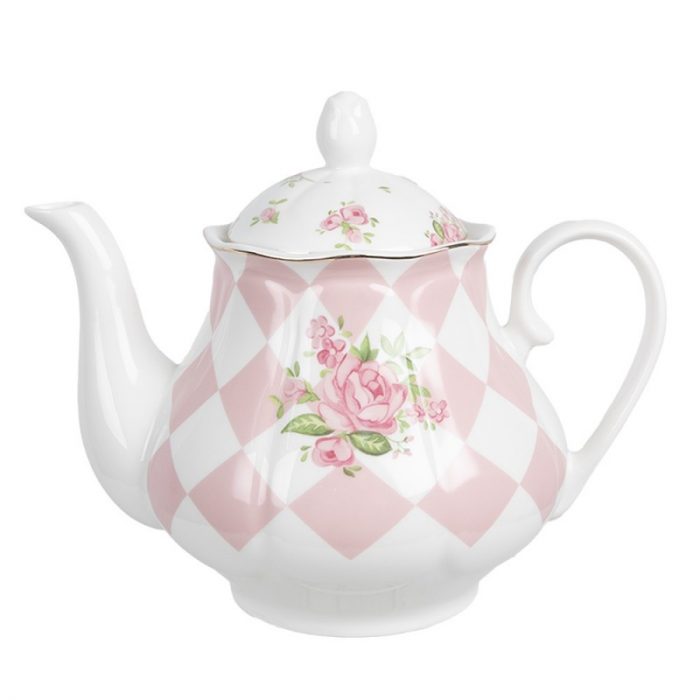 Théière rose