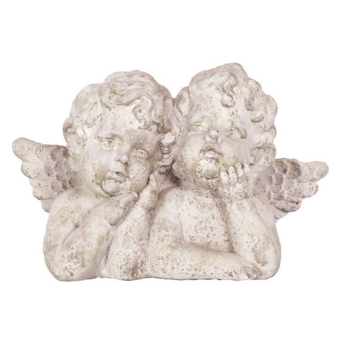 Décoration en résine têtes d'anges