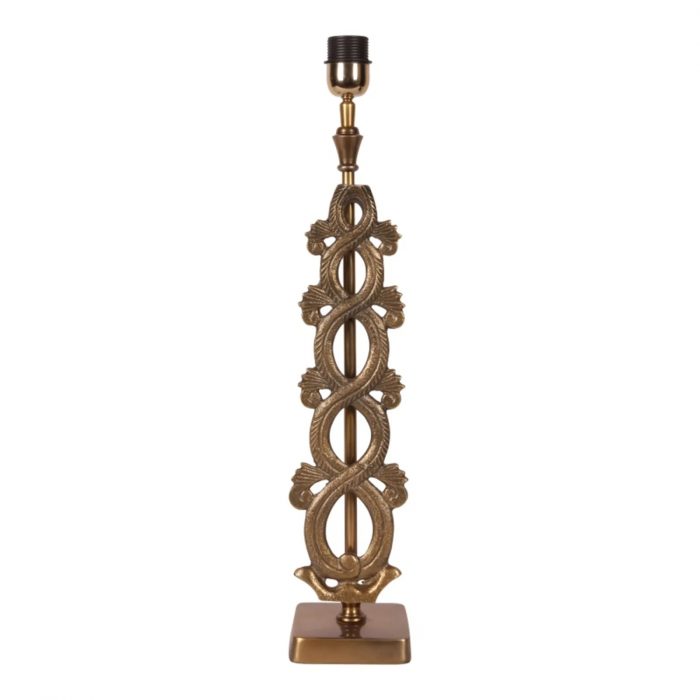 Grand pied de lampe en aluminium