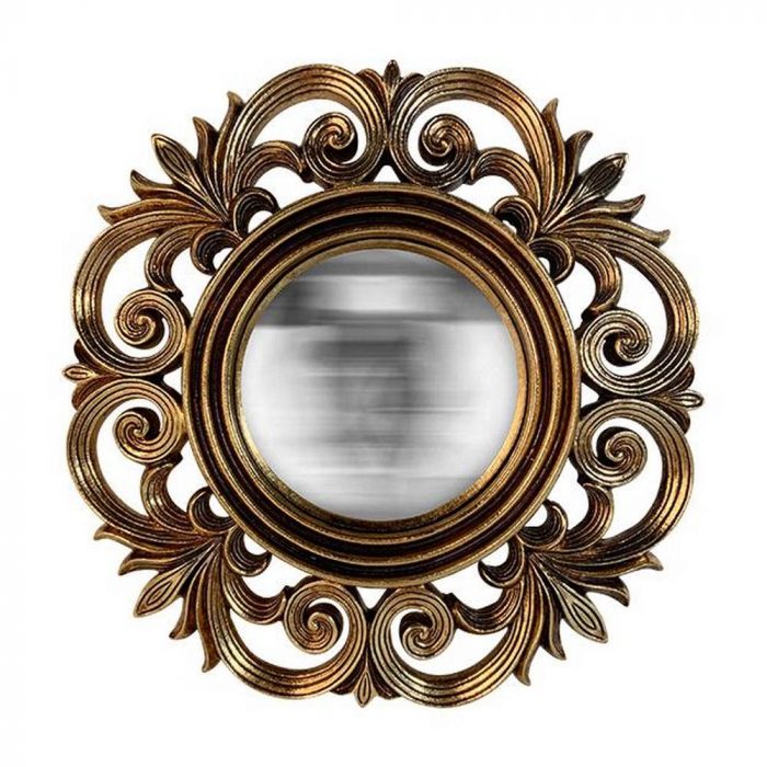 Petit miroir convexe doré Jade