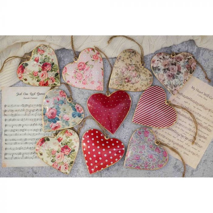 Coeur en métal Rétro – Image 3