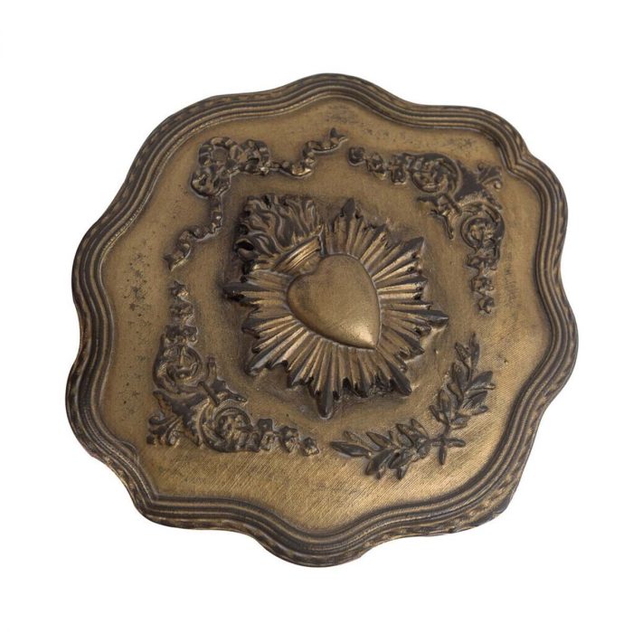 Boîte dorée coeur-votif – Image 2