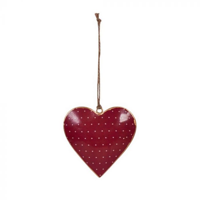 Coeur en métal Petites Etoiles