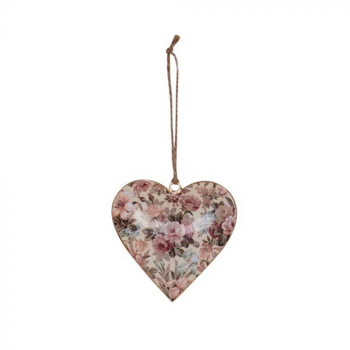 Coeur en métal Vintage