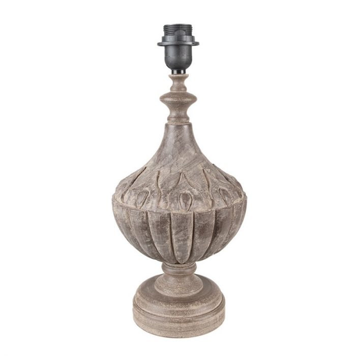 Pied de lampe rond en résine