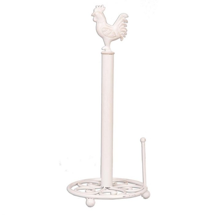 Porte-rouleau blanc coq