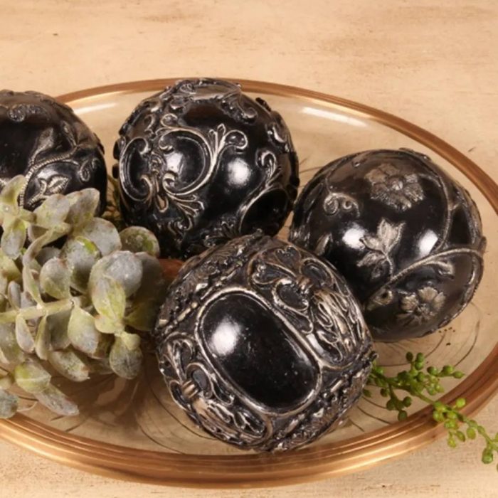 Boule déco noire – Image 2