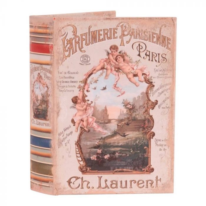 Boîte livre antique angelots