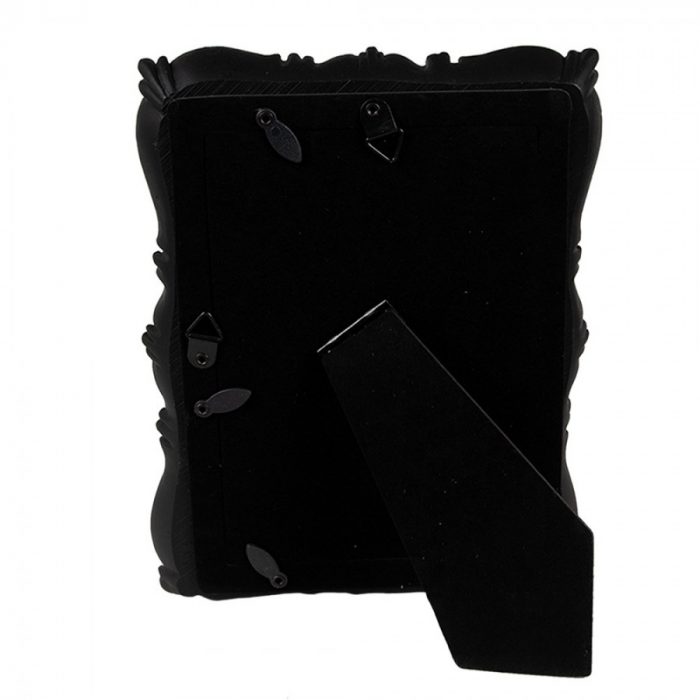 Cadre photo noir fleurs – Image 2