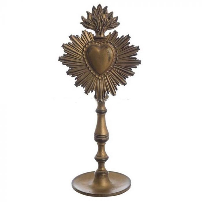 Ex-voto doré sur pied