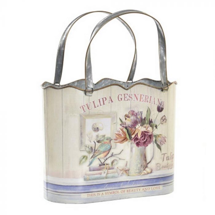 Panier en métal décoratif