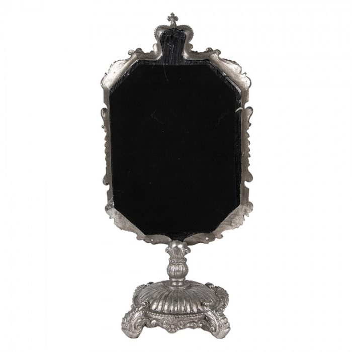 Miroir sur pied argenté – Image 3