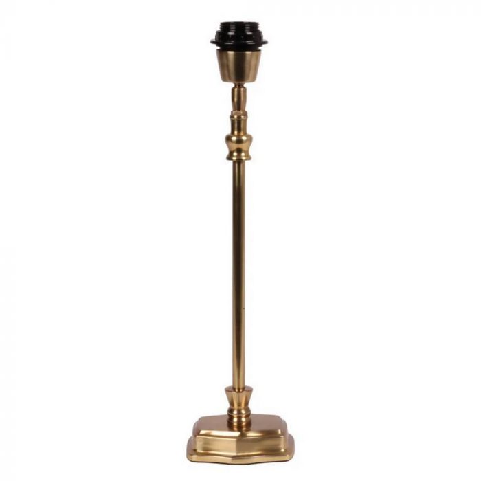 Pied de lampe doré