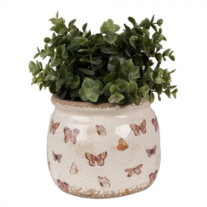 Pot de fleurs papillon taille moyenne – Image 2