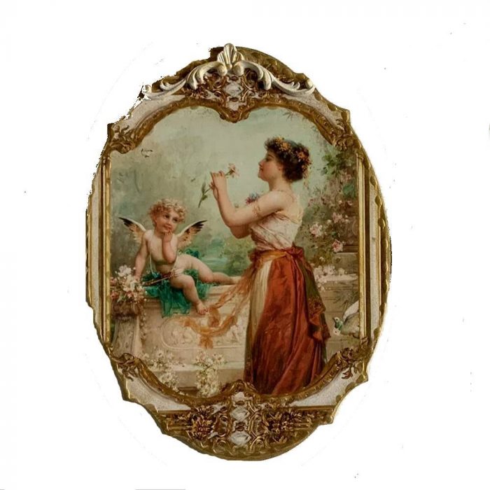 Tableau baroque ange