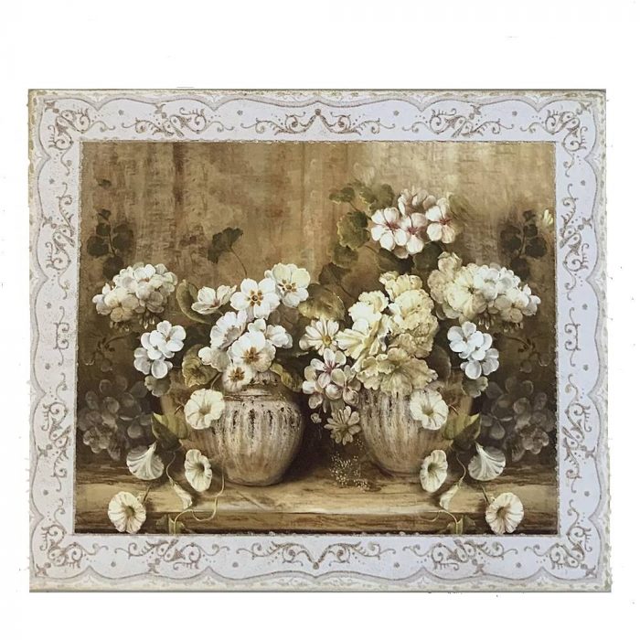Tableau rectangulaire champêtre