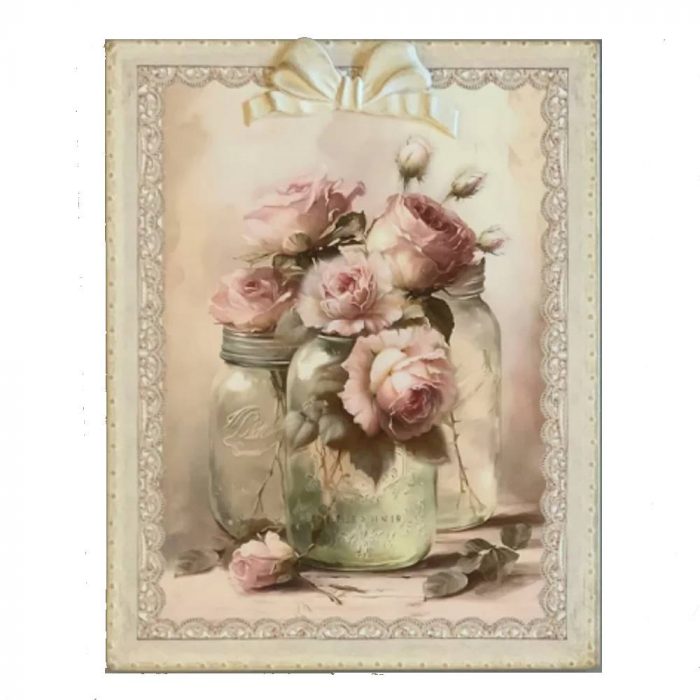 Tableaux de vases avec des roses