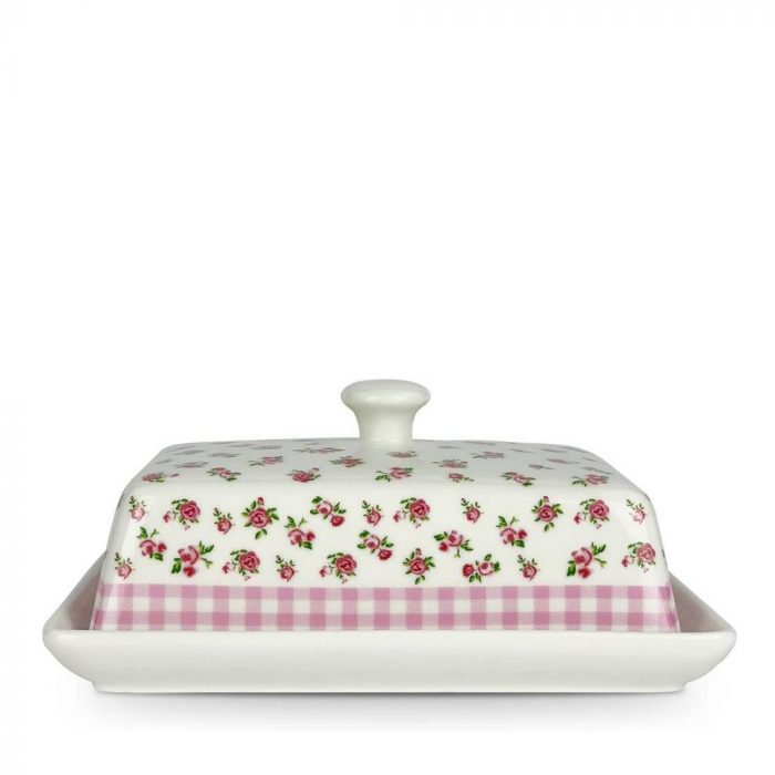 Beurrier en porcelaine Holly