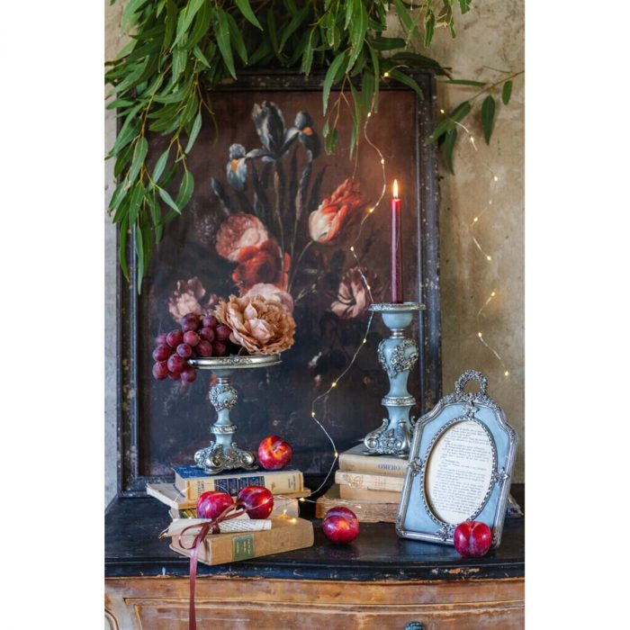 Plateau bleu poudré et décor argenté – Image 4