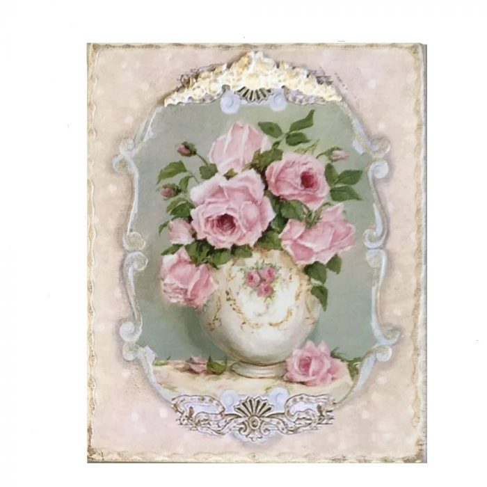 Tableau bouquet de roses