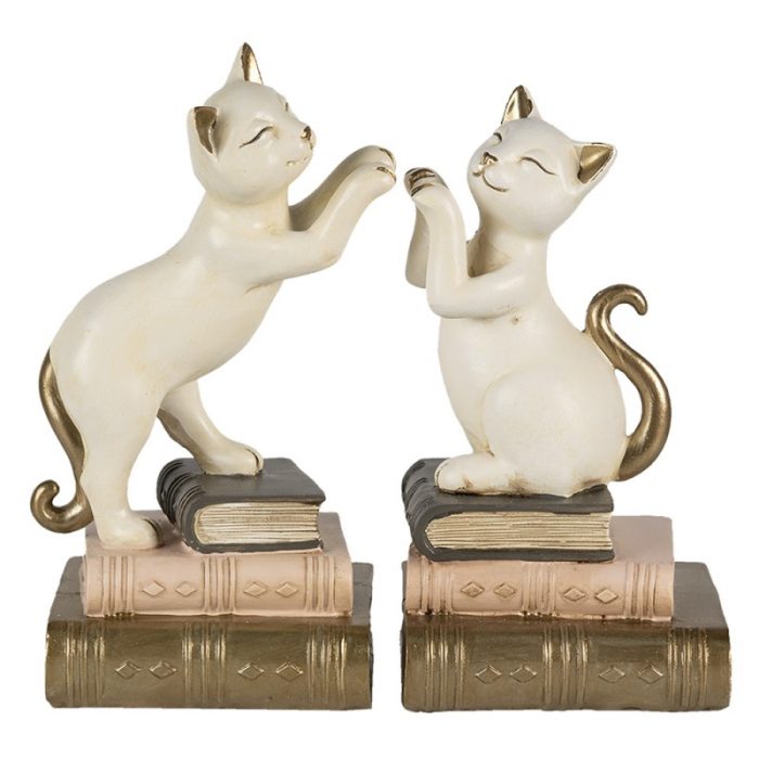 Serre-livres chats