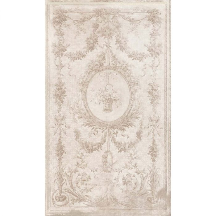 Tapis jacquard beige