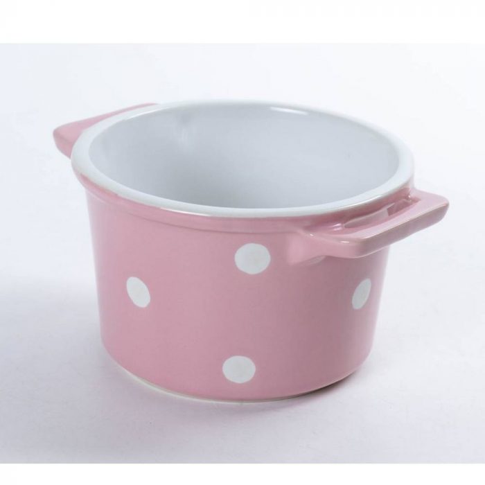 Bol à céréales rose à pois – Image 4