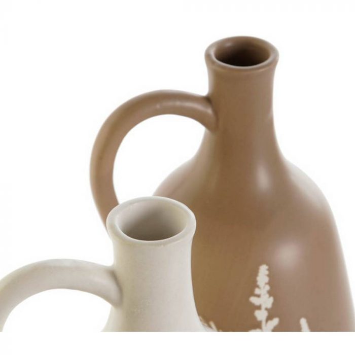 Vase en céramique taupe – Image 2