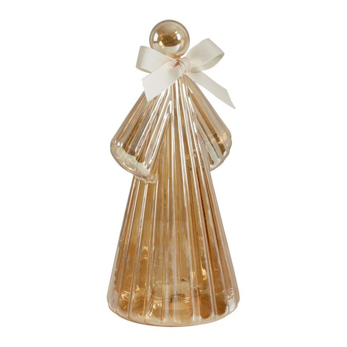 Ange lumineux doré - Grand modèle - H. 25 cm – Image 2