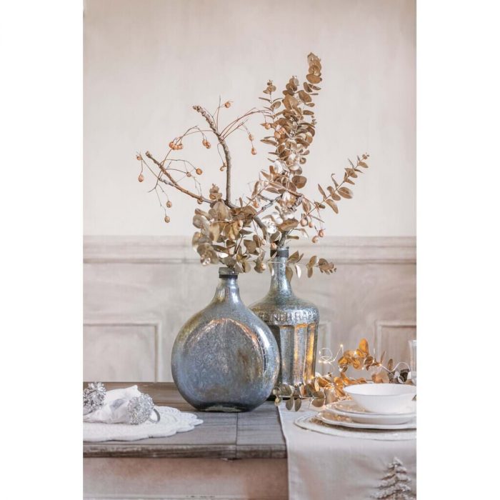 Vase en verre décoratif aspect vieilli – Image 3