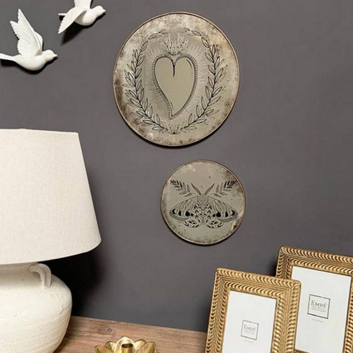 Miroir rond papillon – Image 3