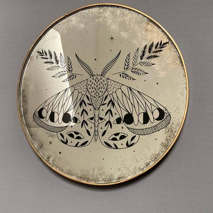 Miroir rond papillon – Image 2