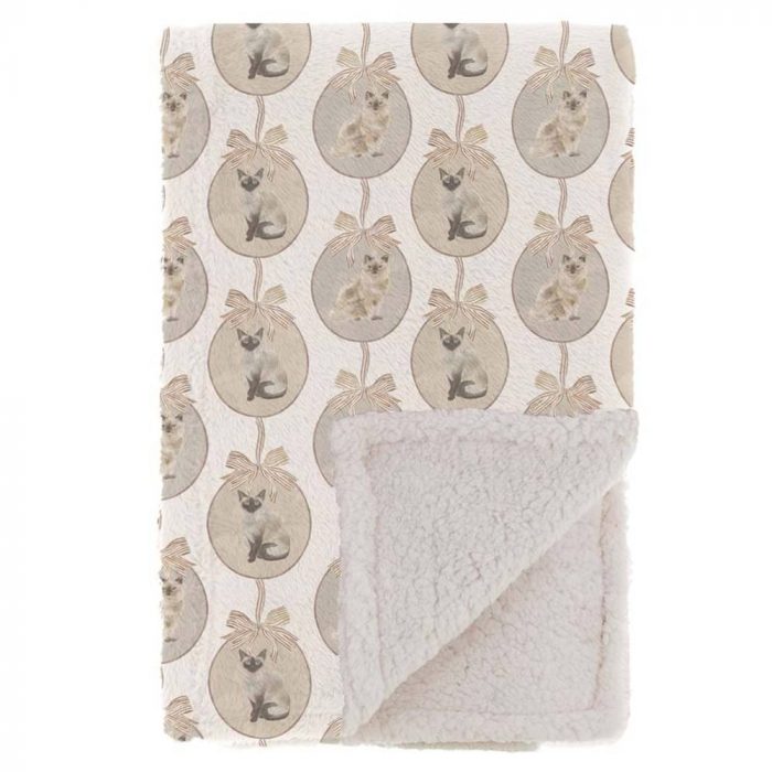 Plaid imprimé de chats