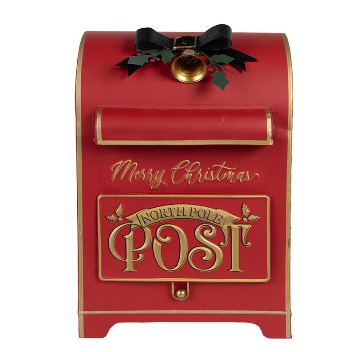 Boîte aux lettres rouge