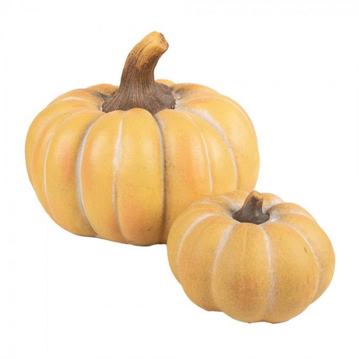 Citrouille décorative jaune – Image 3
