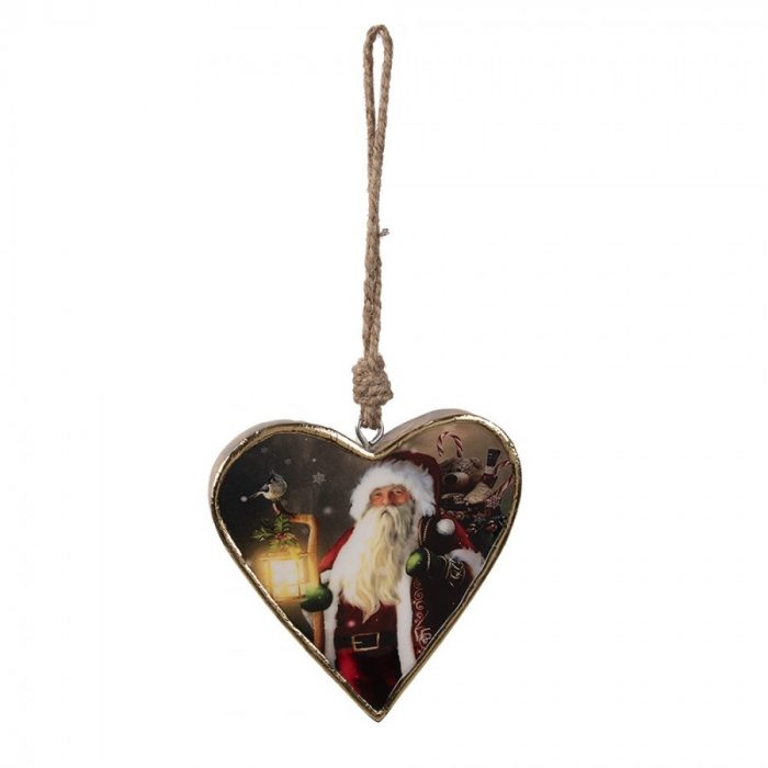 Coeur à suspendre père-noël – Image 2