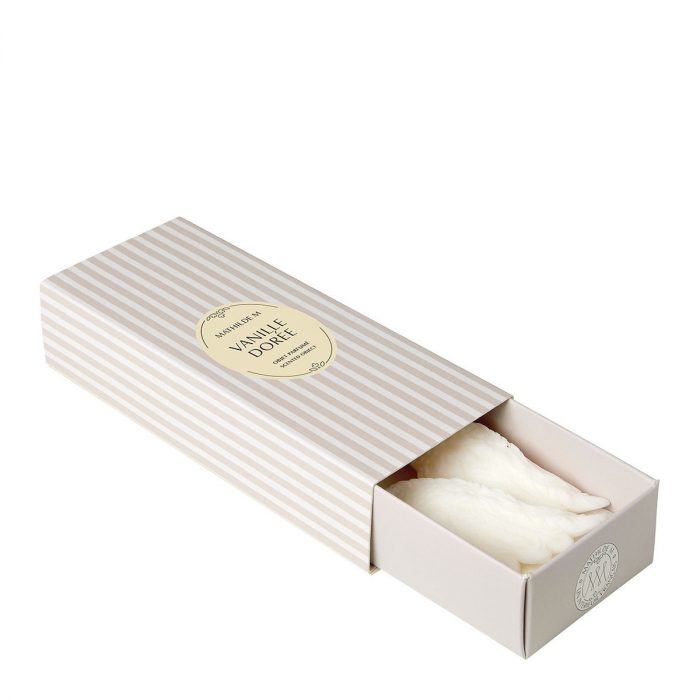 Coffret de 3 décors fondants en cire parfumée - Vanille Dorée