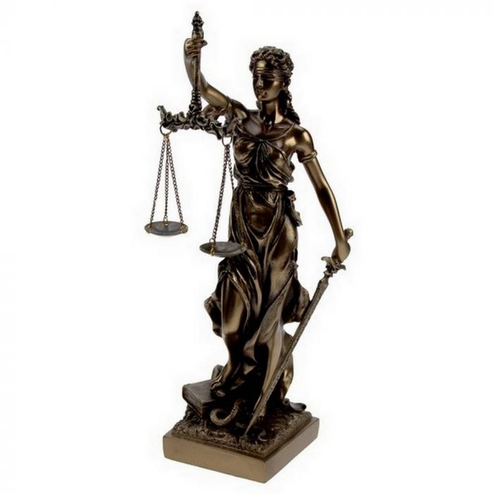 La Justice couleur bronze