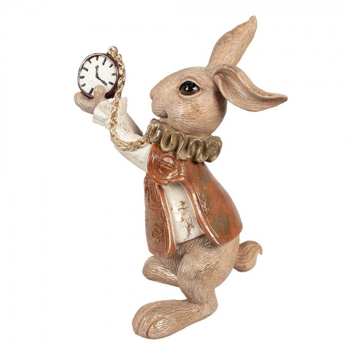 Lapin décoratif bronze et doré – Image 2