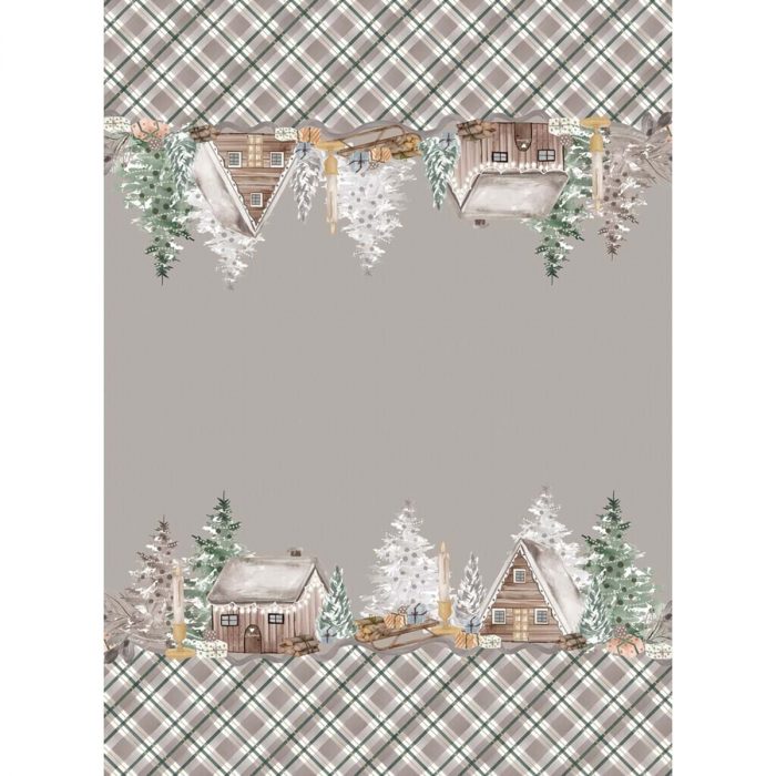 Plaid avec des maisonnettes en bois – Image 3