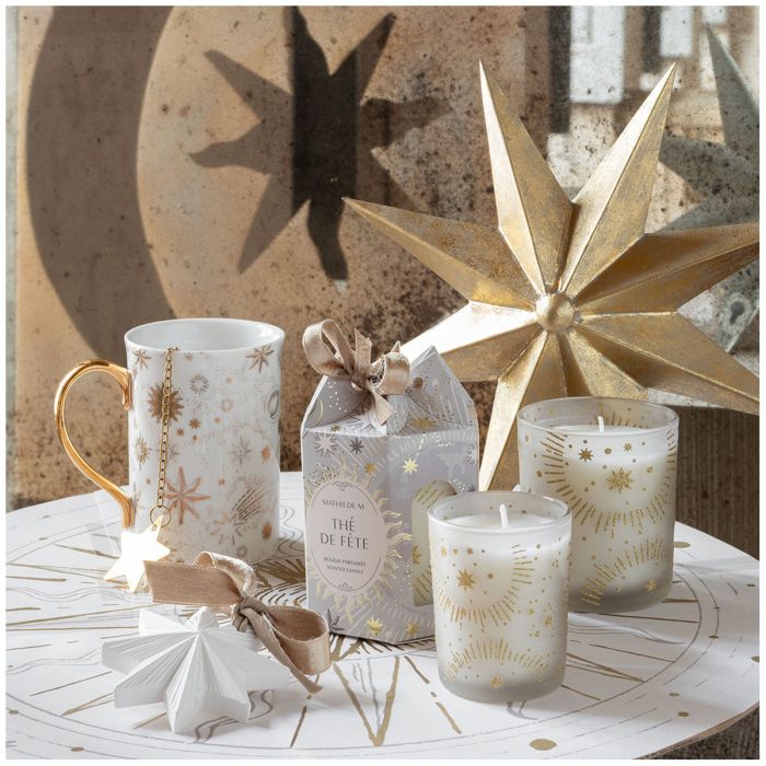 Bougie parfumée Fête Céleste 160 g - Thé de Fête – Image 5