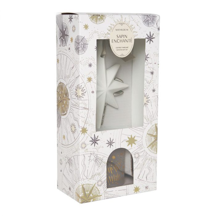 Coffret diffuseur de parfum d'ambiance et décor parfumé Fête Céleste - Sapin Enchanté – Image 5