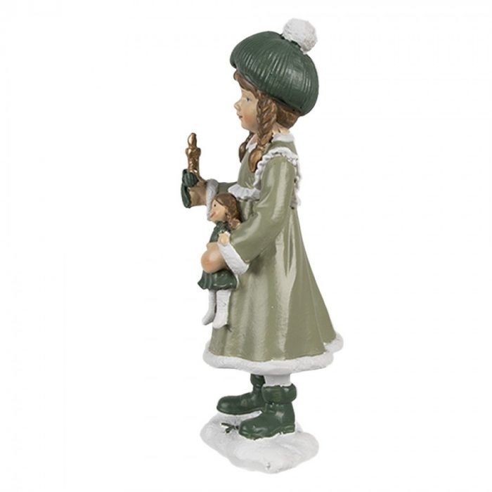 Figurine petite-fille poupée verte – Image 2