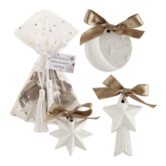 Pochon de 3 décors parfumés Fête Céleste - Sapin Enchanté