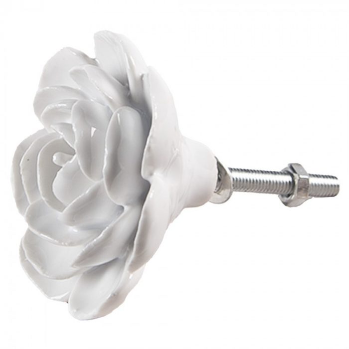 Bouton de porte céramique fleur – Image 2