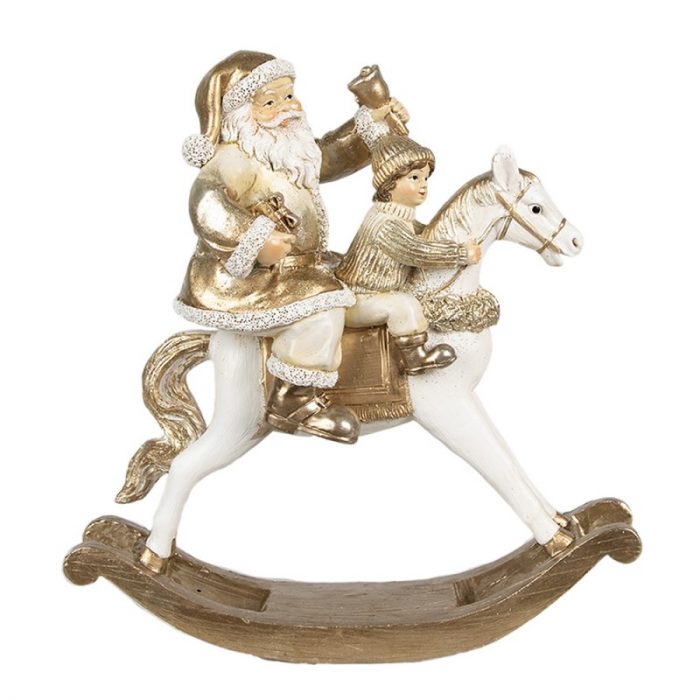 Cheval à bascule Père-Noël